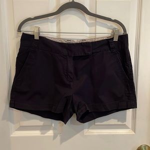 J crew navy blue chino shorts size 8